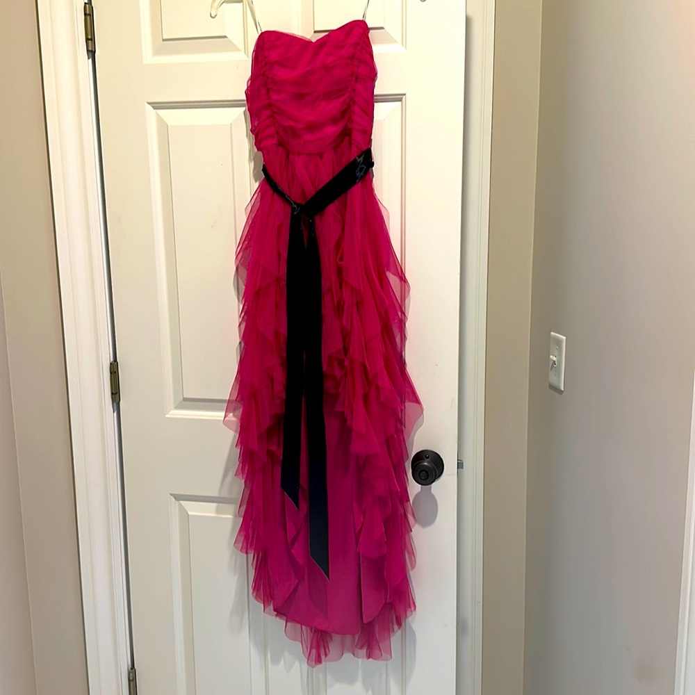 Beautiful strapless pink dress!